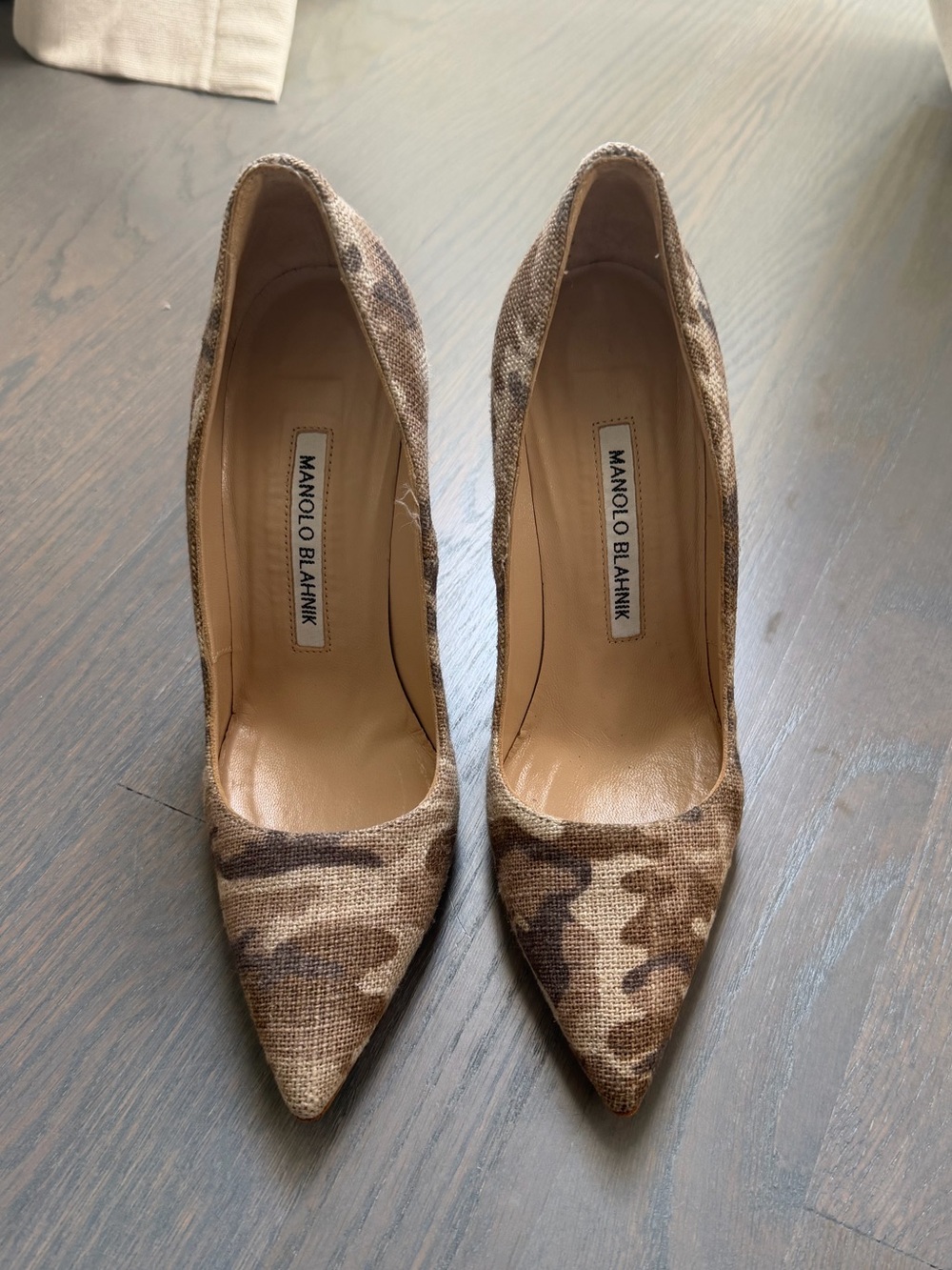 Manolo Blahnik Camoflauge Pumps